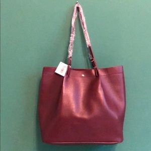 Wine color Tote/shopper